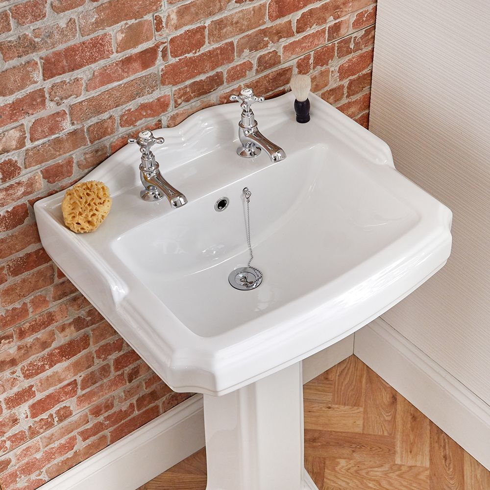 Toilet en Wastafel Staand Klassiek Wit | Windsor