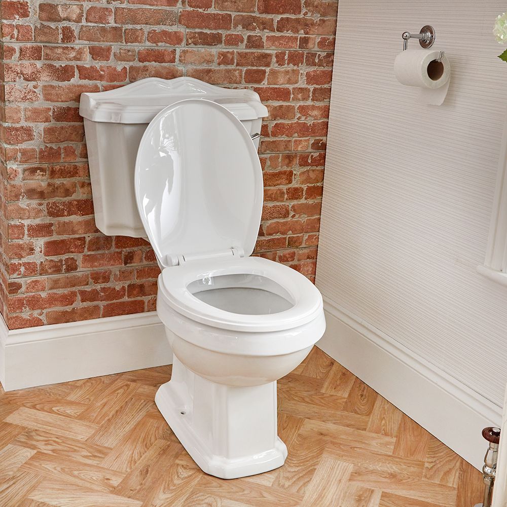Toilet en Wastafel Staand Klassiek Wit | Windsor