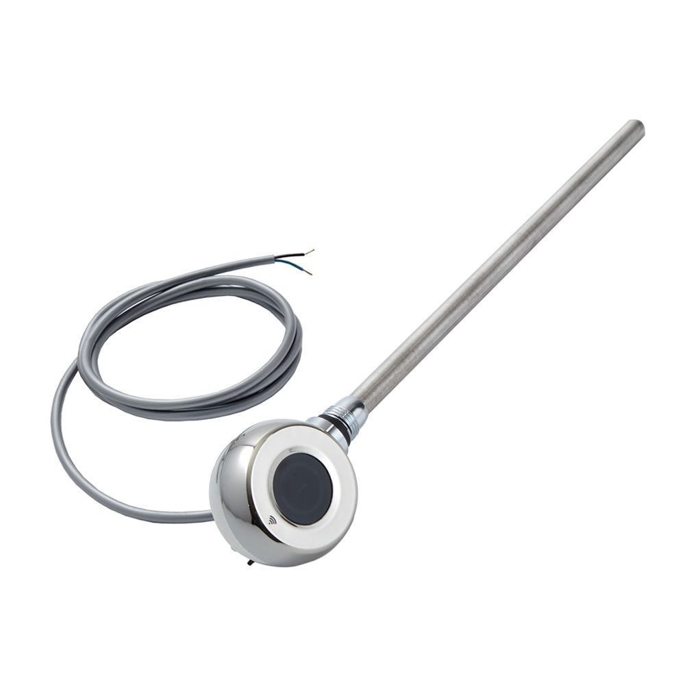 Verwarmingselement Thermostatisch met WiFi-Bediening voor Horizontale Radiatoren - Chroom | Keuze Wattage | Vaste Bedrading of met Stekker | ECOSO van Hudson Reed