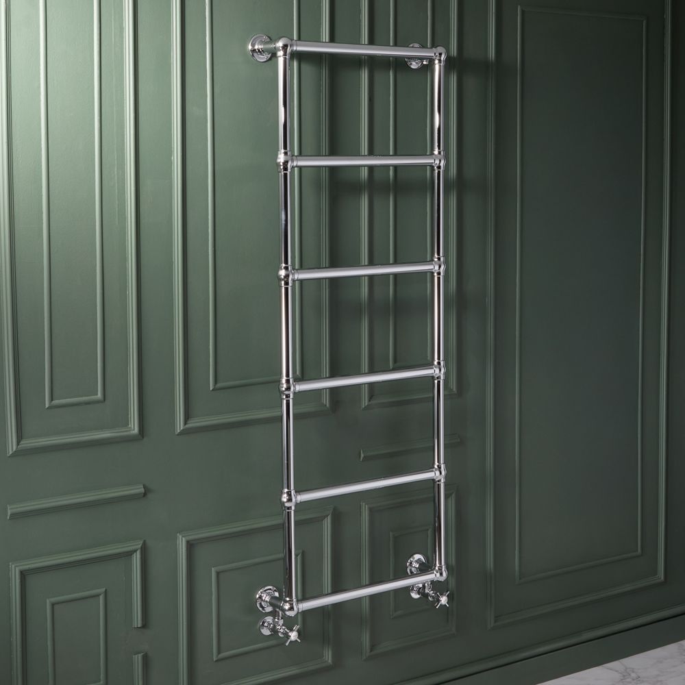 Handdoekradiator CV Klassiek 155cm x 60cm - Chroom | Countess