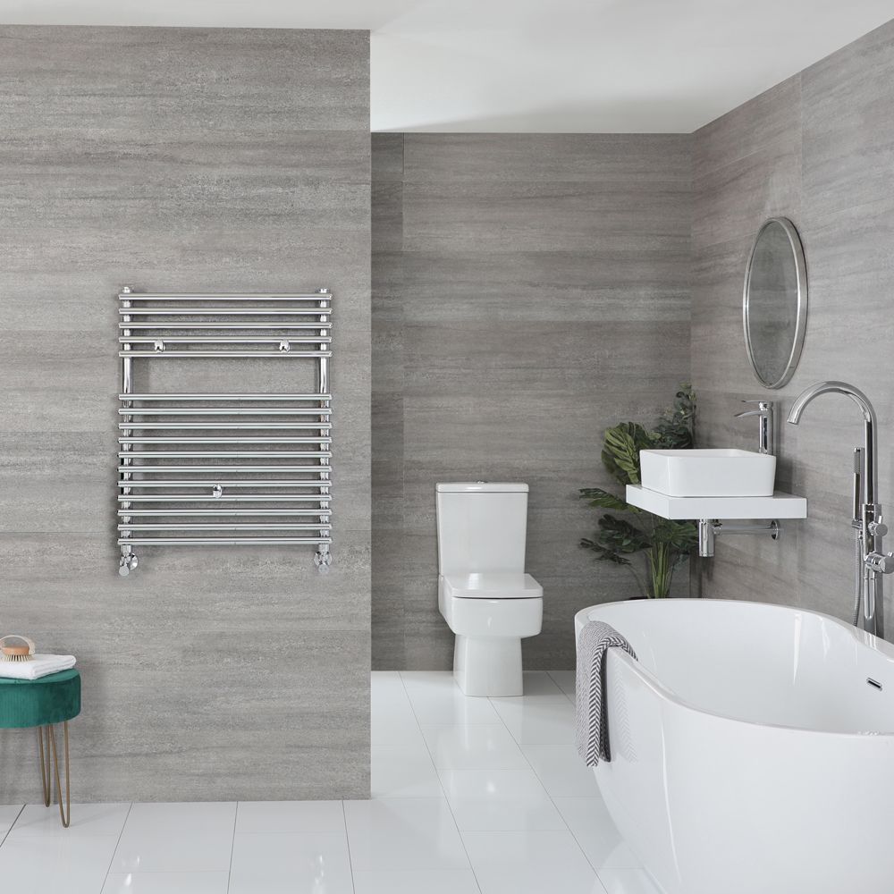 Handdoekradiator CV Modern 73cm x 45cm - Chroom | Arno