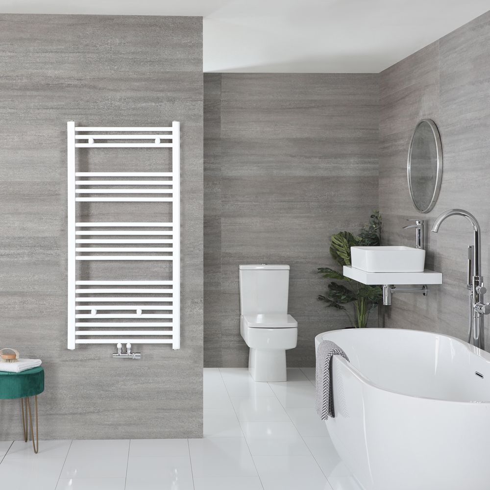 Handdoekradiator CV Modern 118,8cm x 50cm - Wit | Neva