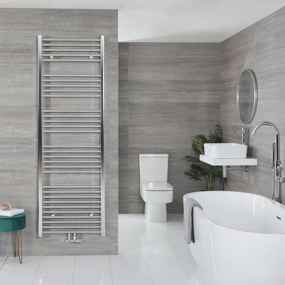 Handdoekradiator CV Modern 178,5cm x 60cm - Chroom | Neva