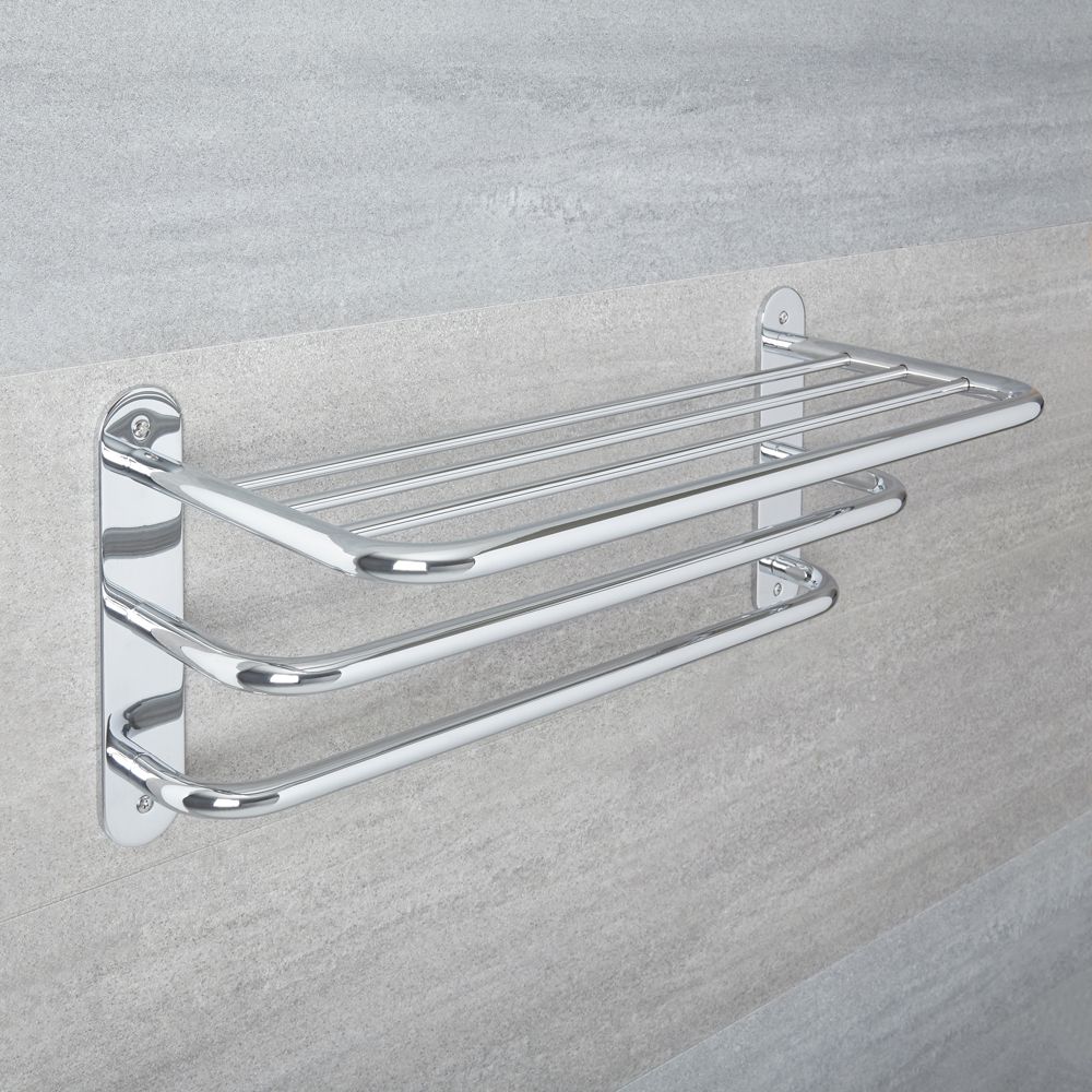 Modern Handdoekrek Verchroomd Messing