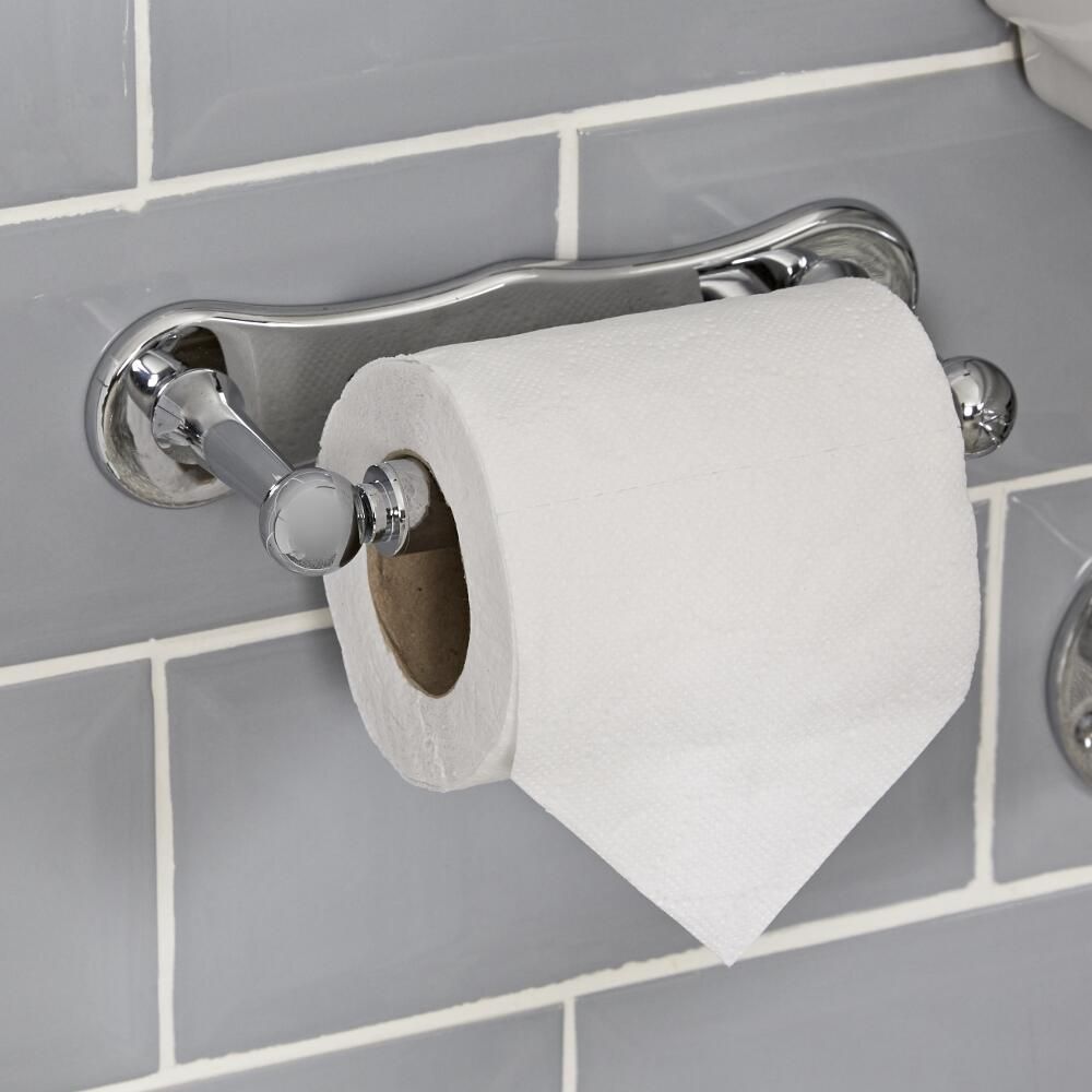 Luxe Klassieke Toiletrolhouder - Chroom | Elizabeth