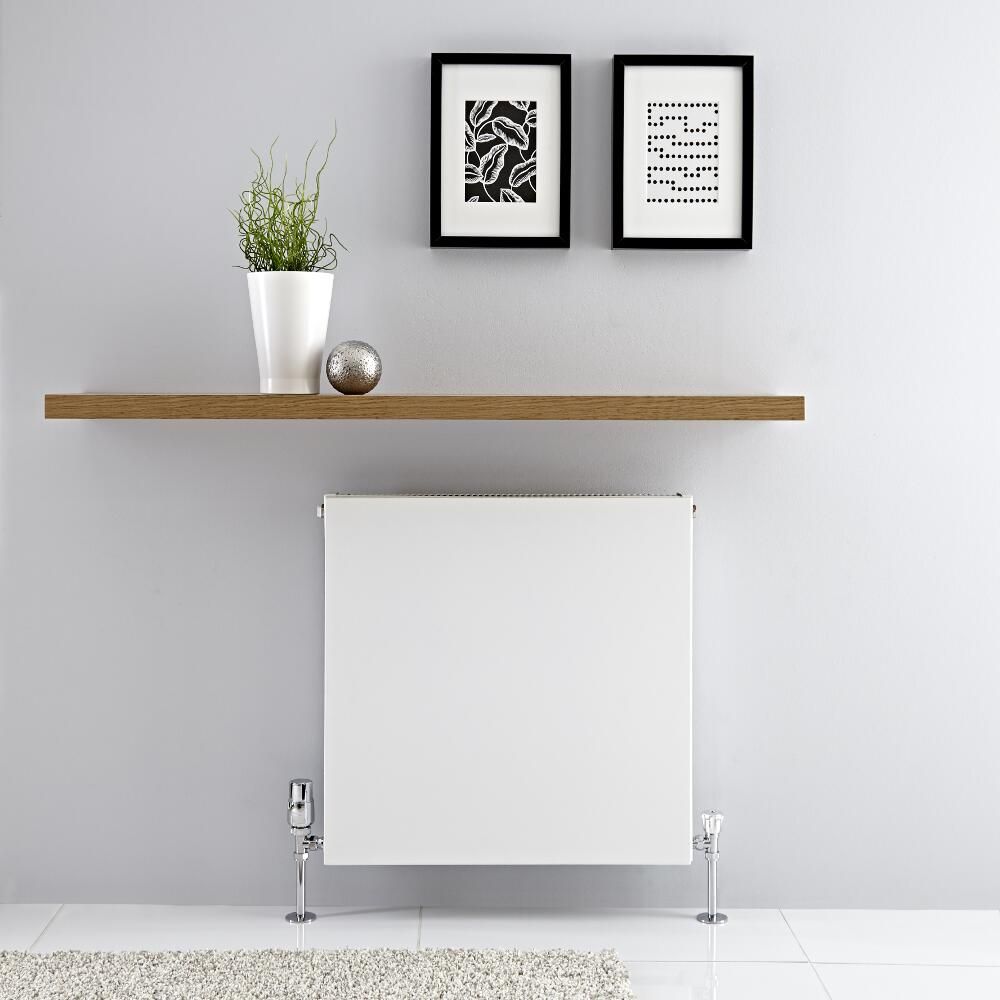 Convector Radiator CV Horizontaal (Dubbel Paneel) T21 Modern 60cm x 60cm - Wit | Merus