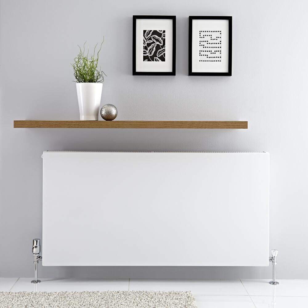 Convector Radiator CV Horizontaal (Dubbel Paneel) T21 Modern 60cm x 120cm - Wit | Merus