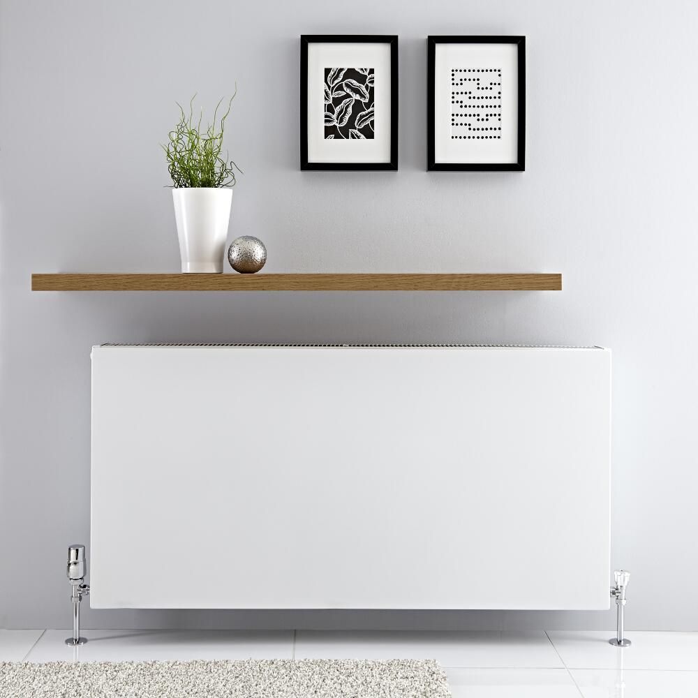 Convector Radiator CV Horizontaal (Dubbel Paneel) T22 Modern 60cm x 120cm - Wit | Merus