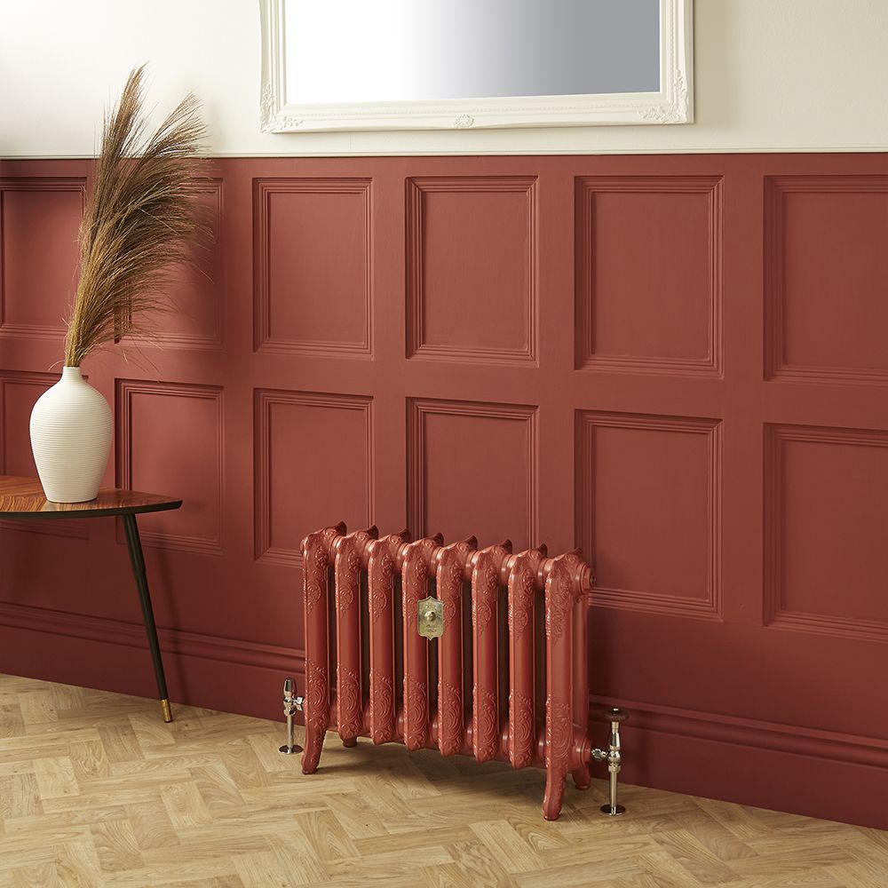 Gietijzeren Radiator 2 Kolommen 51cm Hoog - Eating Room Red 43 von Farrow & Ball | Kies de Breedte | Charlotte