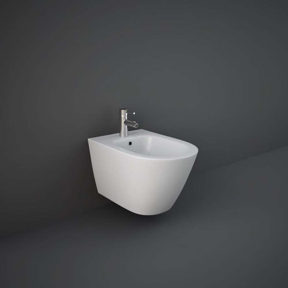 Hangend Bidet Modern Mat Wit | RAK Feeling x Hudson Reed