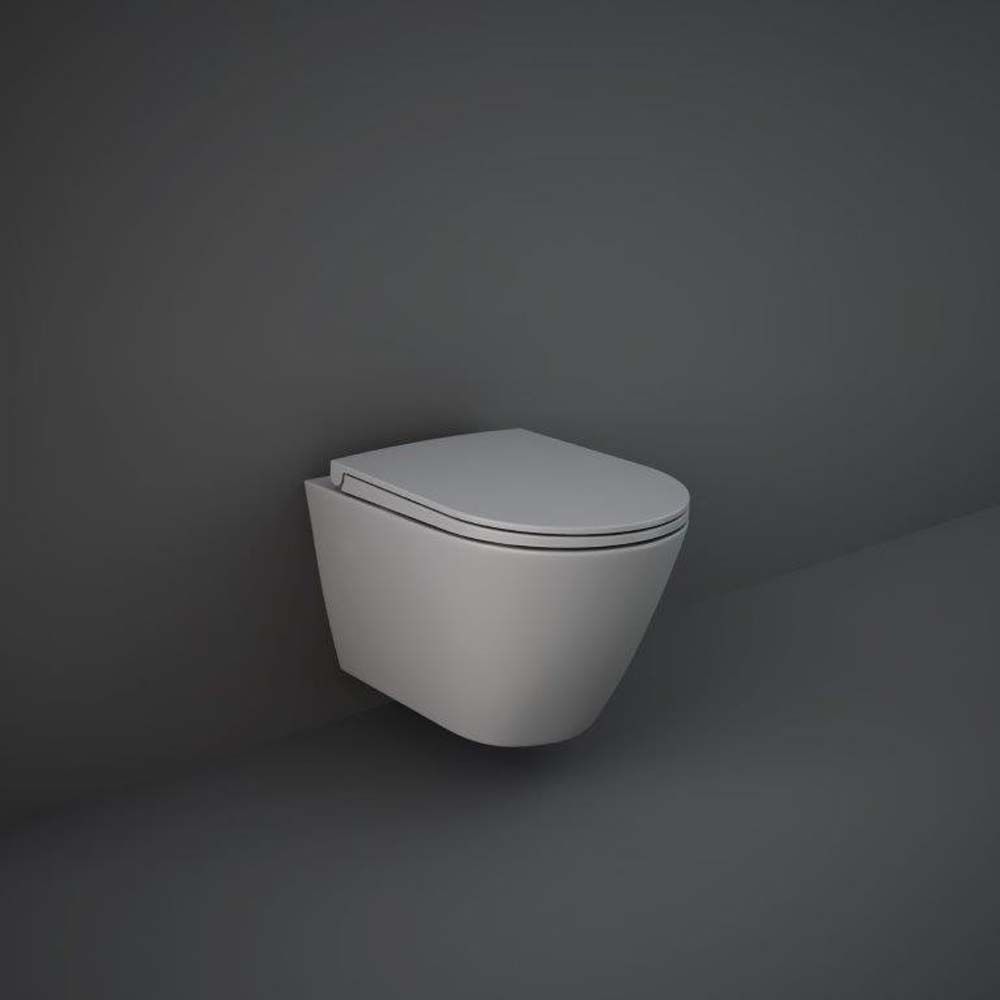 Randloos Toilet Hangend Modern met Softclose Toiletzitting | Keuze Afwerking | RAK Feeling x Hudson Reed