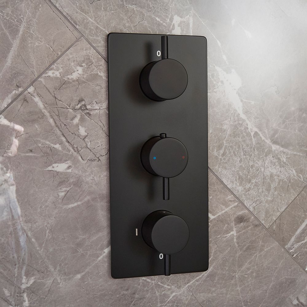 Douchekraan Thermostatisch Inbouw 3-Weg Modern met Omstel | Keuze Afwerking | Otto