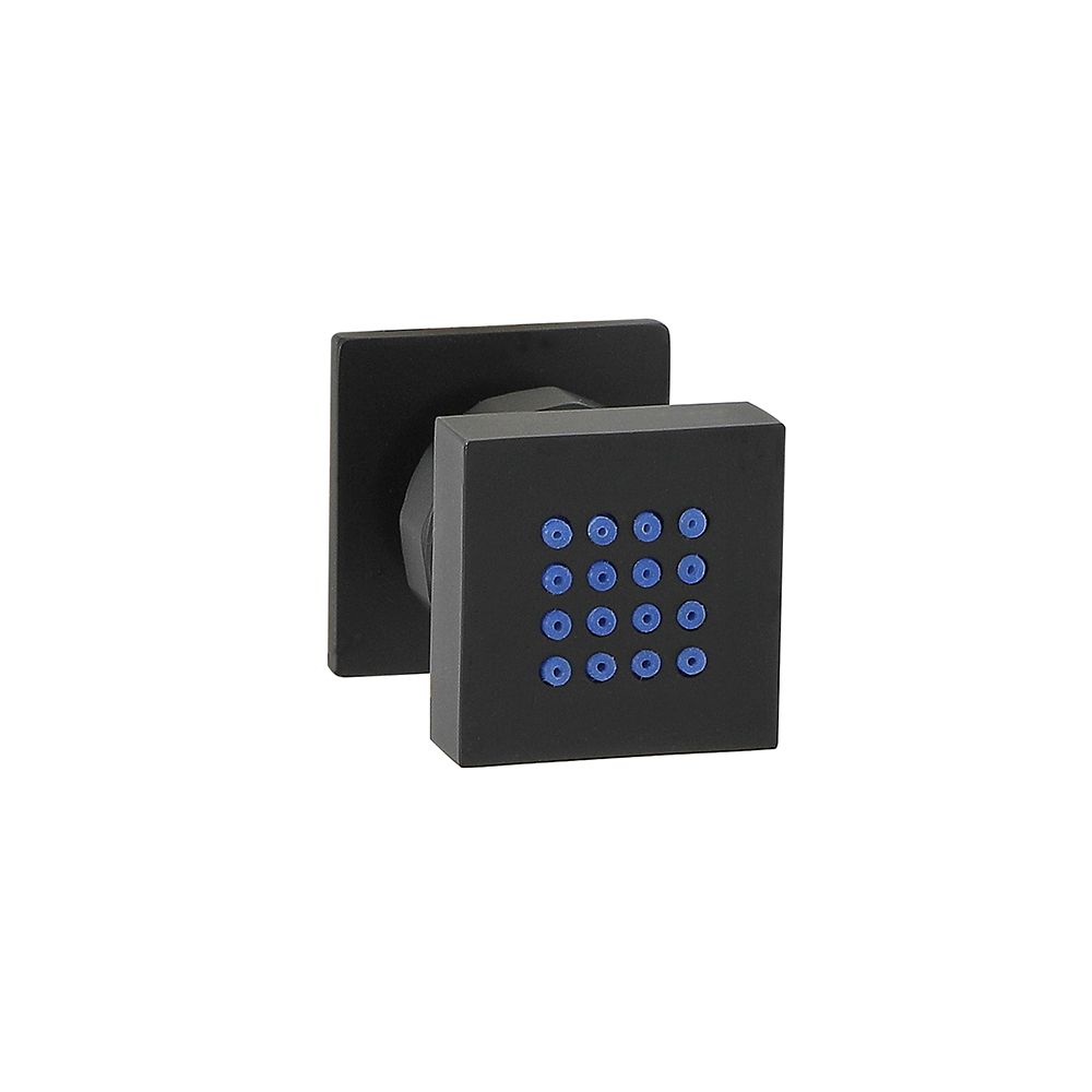 Zijdouche Vierkant Modern Zwart | Preto