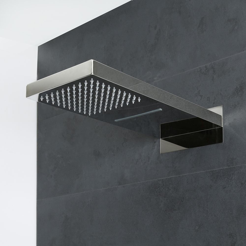 Waterblade Hoofddouche met Waterval en Regendouche | Kubix