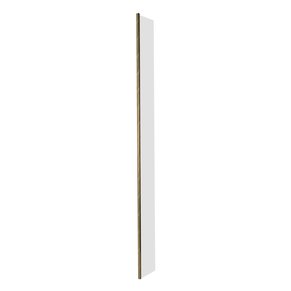 Douchezijwand 30cm Scharnierend - Antiek Messing | Alama