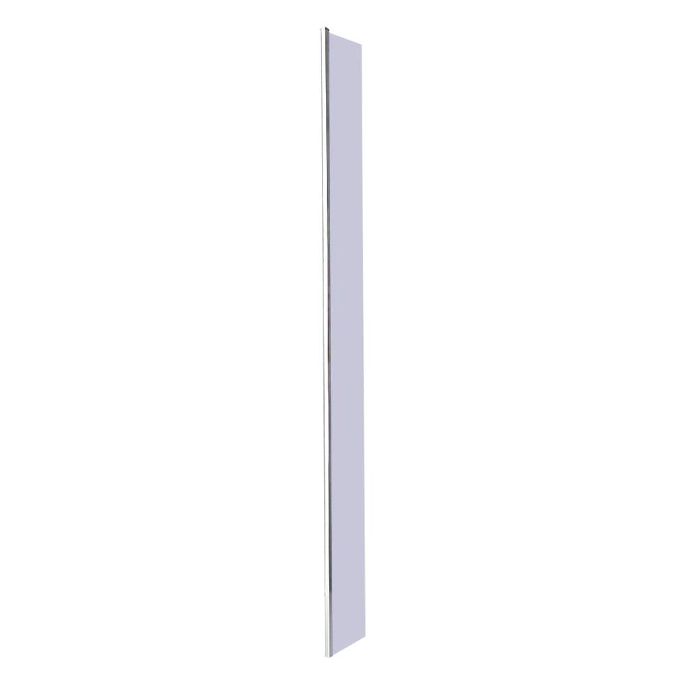 Douchezijwand 30cm Scharnierend - Rookglas | Portland-Luna