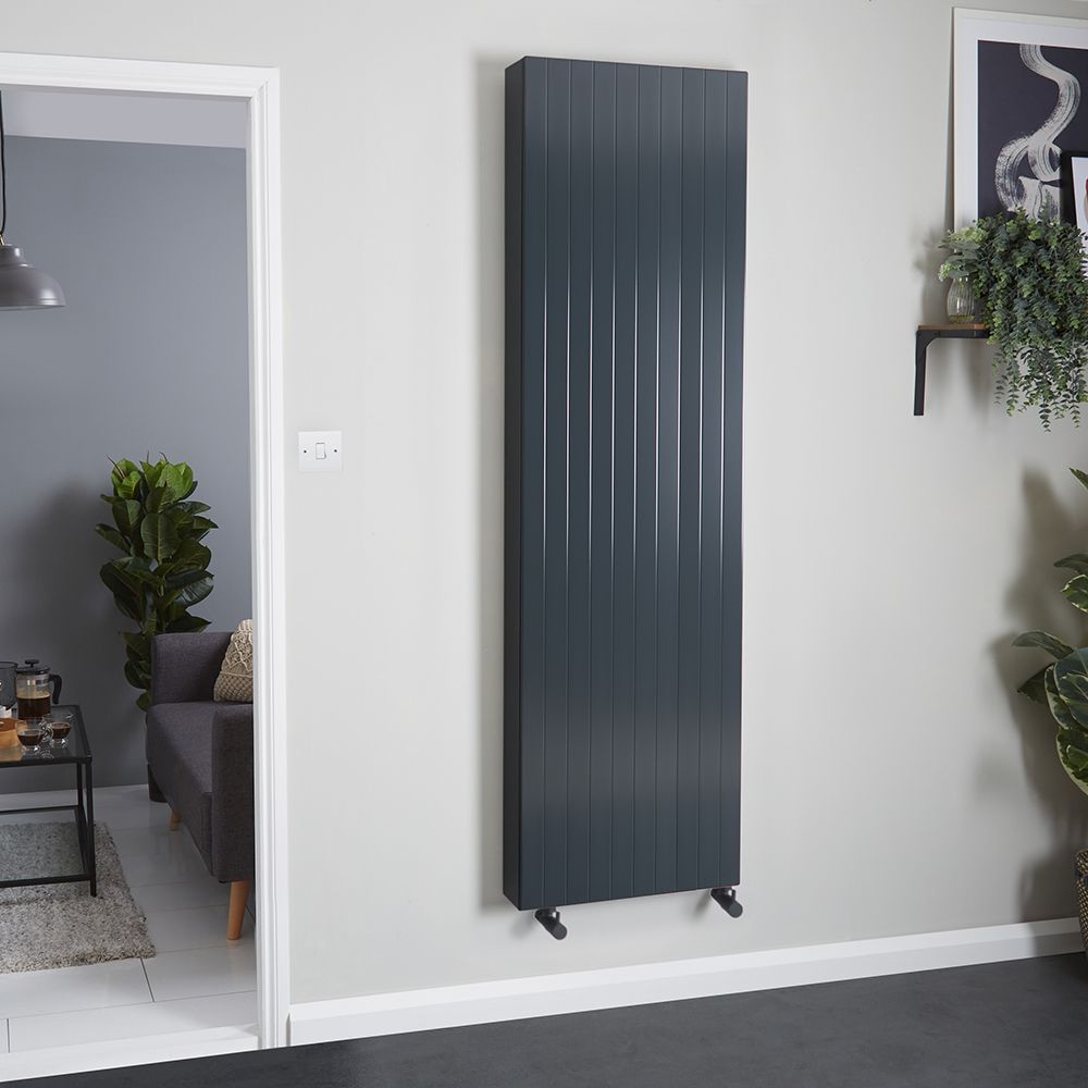 Convector Radiator Verticaal - Dubbel Paneel | Keuze Afmeting en Afwerking | Stelrad Vita Deco K2 van Hudson Reed