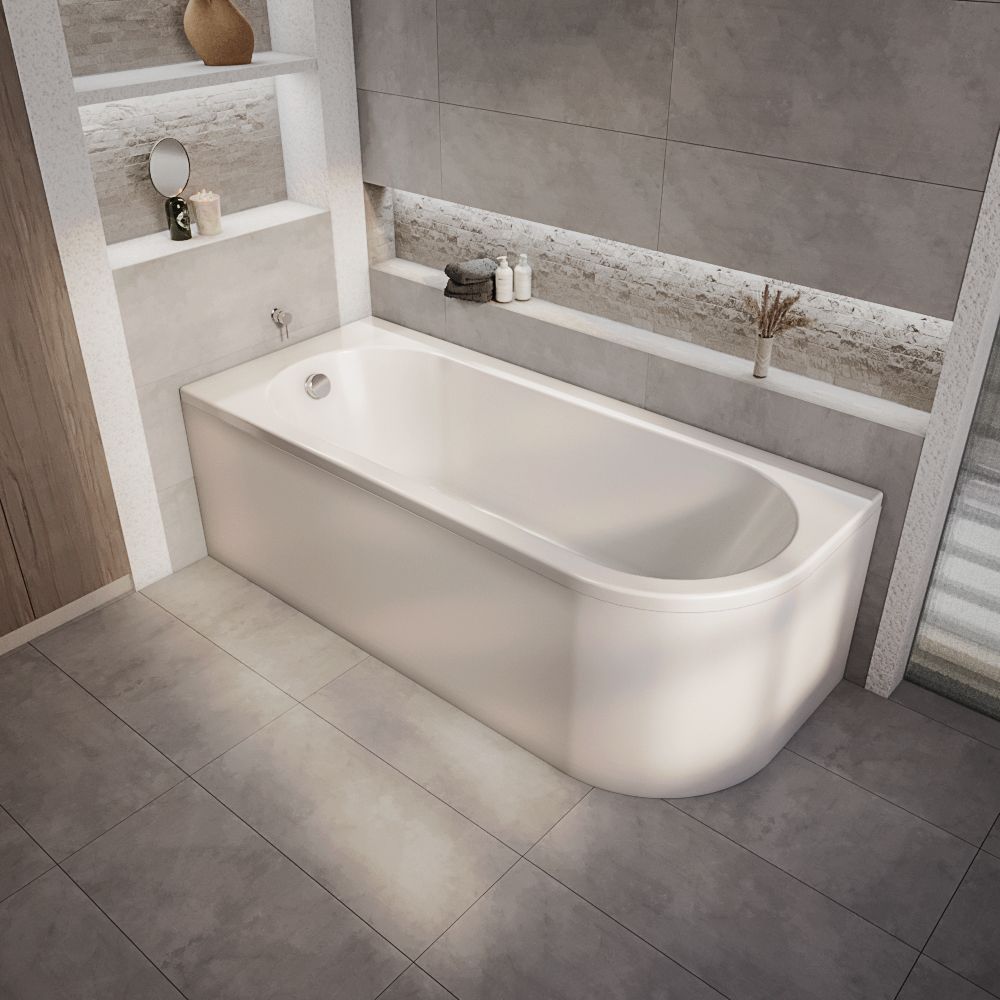 Hoekbad Modern 170cm x 72,5cm | Kies uit Linker of Rechter Uitvoering | Otterton