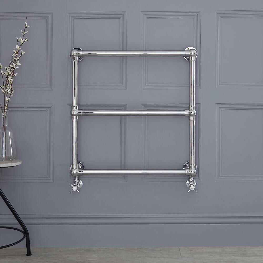 Handdoekradiator Klassiek Chroom 68cm x 67,3cm | Countess