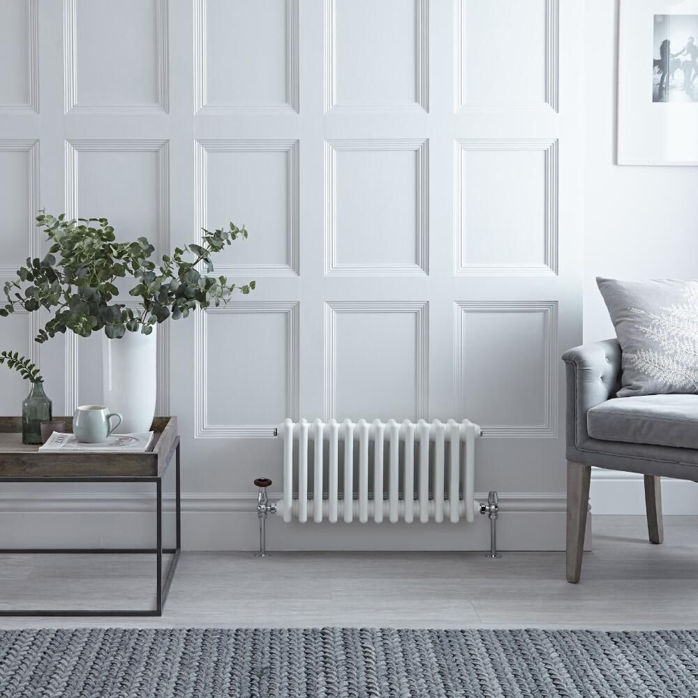 Kolomradiator CV Horizontaal 2-Koloms Klassiek 30cm x 60,5cm - Wit | Windsor