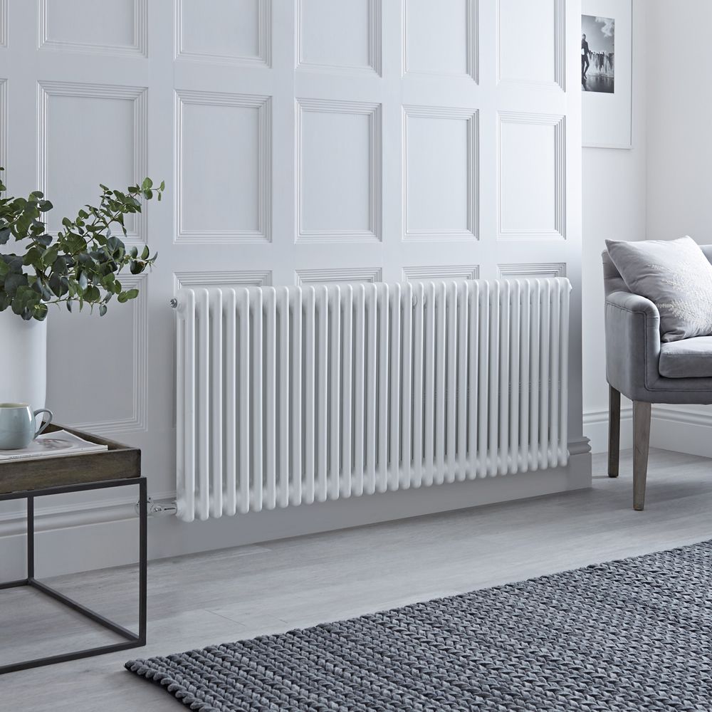 Elektrische Design Radiator Horizontaal Klassiek Wit 150,5cm x 60cm Met Optionele WiFi-Thermostaat | Windsor