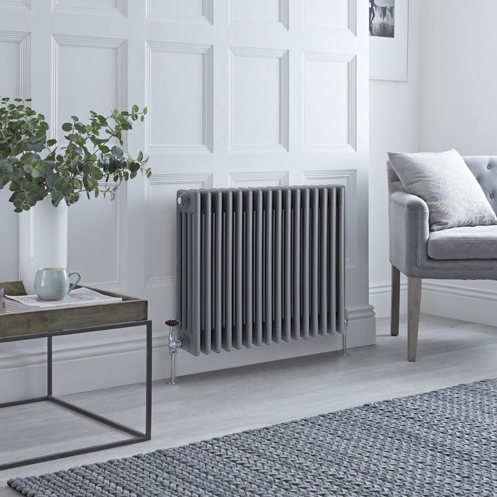 Radiator Klassiek met 4-Kolommen Antraciet | Keuze Afmeting | Windsor