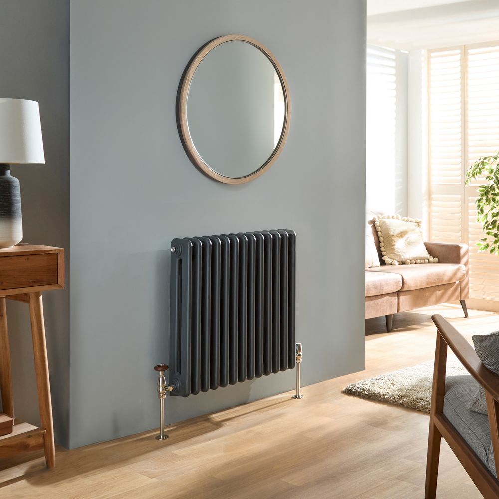 Horizontaal Kolomradiator Modern 60cm Hoog | Keuze Afmeting en Afwerking | Atticus