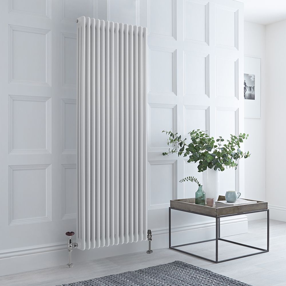 Kolomradiator CV Verticaal 3-Koloms Klassiek 180cm x 65cm - Wit | Windsor