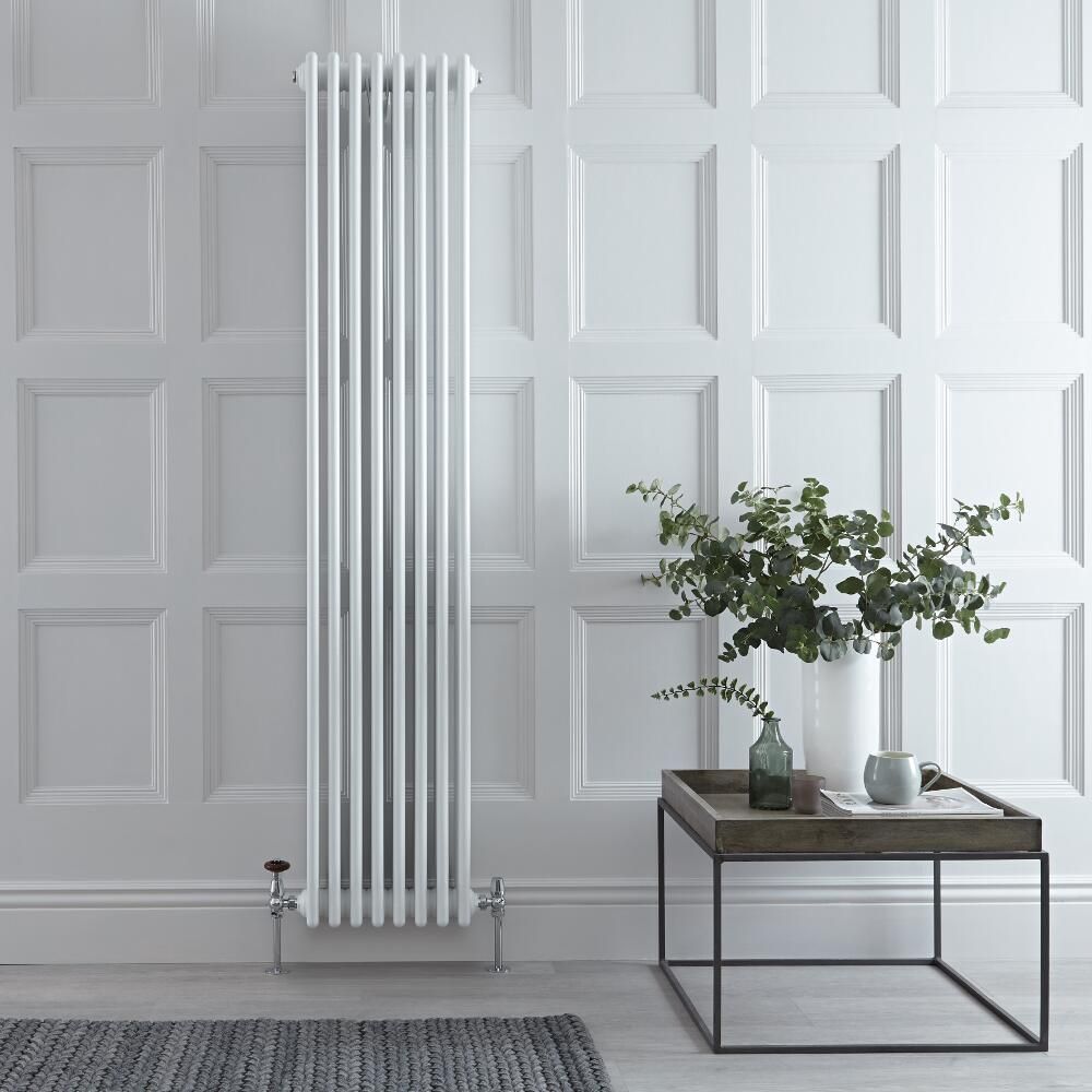 Kolomradiator CV Verticaal 4-Koloms Klassiek 180cm x 38cm - Wit | Windsor