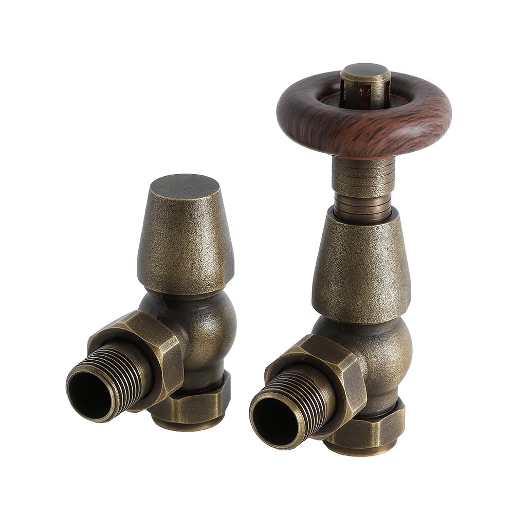 Radiatorkranen Thermostatisch Klassiek Haaks - Messing | Windsor