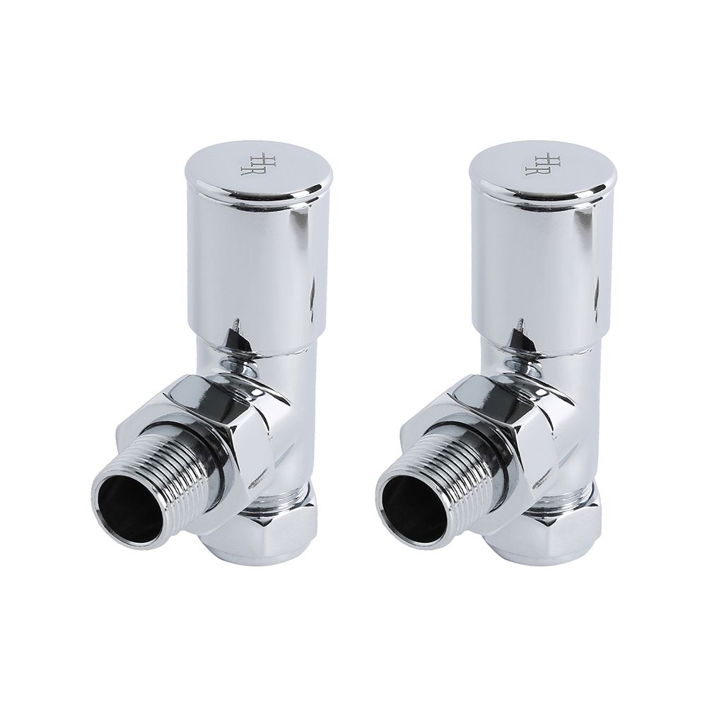 Radiatorkranen Rond Haaks Chroom