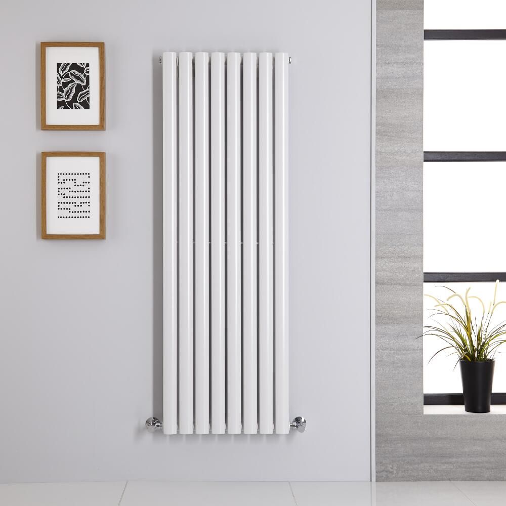 Verticale Design Radiator Enkel Paneel 140cm x 47,2cm - Wit | Revive