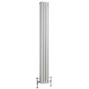 Kolomradiator CV Verticaal 3-Koloms Klassiek 150cm x 20cm - Wit | Windsor