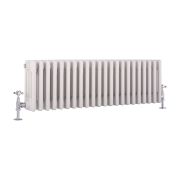 Kolomradiator CV Horizontaal 4-Koloms Klassiek 30cm x 101cm - Wit | Windsor