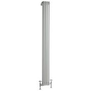 Kolomradiator CV Verticaal 2-Koloms Klassiek 180cm x 20cm - Wit | Windsor