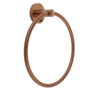 Handdoekring Modern - Satijn Koper