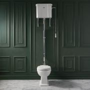 Toilet met Hooghangend Reservoir en Soft-Close Toiletzitting - Klassiek | Elizabeth