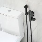 Bidet Sproeier Thermostatisch Modern Zwart | Nox