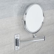 Ronde Scheerspiegel Wandmontage Modern - Chroom | Como