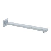 Muurbevestigde Douchearm Rechthoekig | Kubix