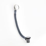 Drukknop Afvoerplug met Overloop voor Bad Chroom | Select