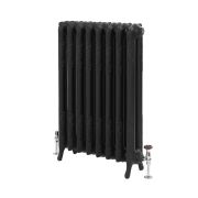 Gietijzeren Radiator 2 Koloms Leisteen Zwart H. 95cm x Kies De Breedte| Charlotte