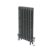 Gietijzeren Radiator 3-Koloms 76cm Hoog Antiek Zilver | Kies de Breedte | Mercury