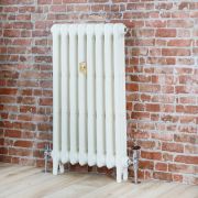Gietijzeren Radiator 3-Koloms 76cm Hoog Porseleinwit | Kies de Breedte | Mercury