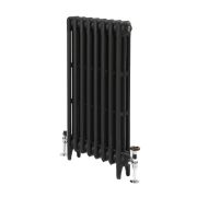 Gietijzeren Radiator 3-Koloms 76cm Hoog Leisteen Zwart | Kies de Breedte | Mercury