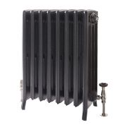 Gietijzeren Radiator 4-Koloms 76cm Hoog Antiek Zilver | Kies de Breedte | Isabel
