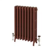 Gietijzeren Radiator 4 Kolommen 76cm Hoog - Eating Room Red 43 von Farrow & Ball | Kies de Breedte | Isabel