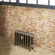 Gietijzeren Radiator 4 Kolommen 36cm Hoog Gepolijste Afwerking | Kies de Breedte | Mercury