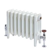 Gietijzeren Radiator 4-Koloms 36cm Hoog Porseleinwit | Kies de Breedte | Mercury