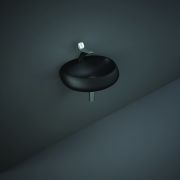 Hangende Wastafel Modern 55cm x 42,5cm (Eén Kraangat) - Mat Zwart | RAK Cloud x Hudson Reed
